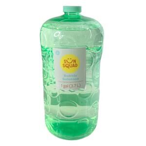 Bubble Solution 1 Gallon 128oz Sun Squad For Bubble Machines Blowing Green New